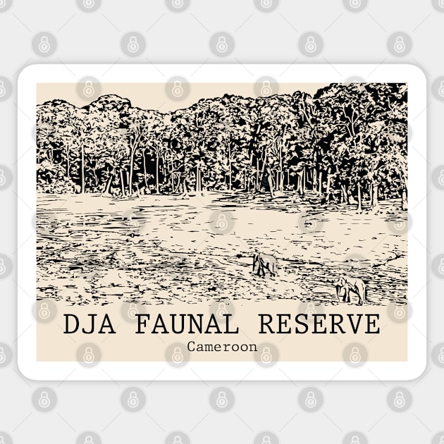 Dja Faunal Reserve - Cameroon Sticker by Lakeric